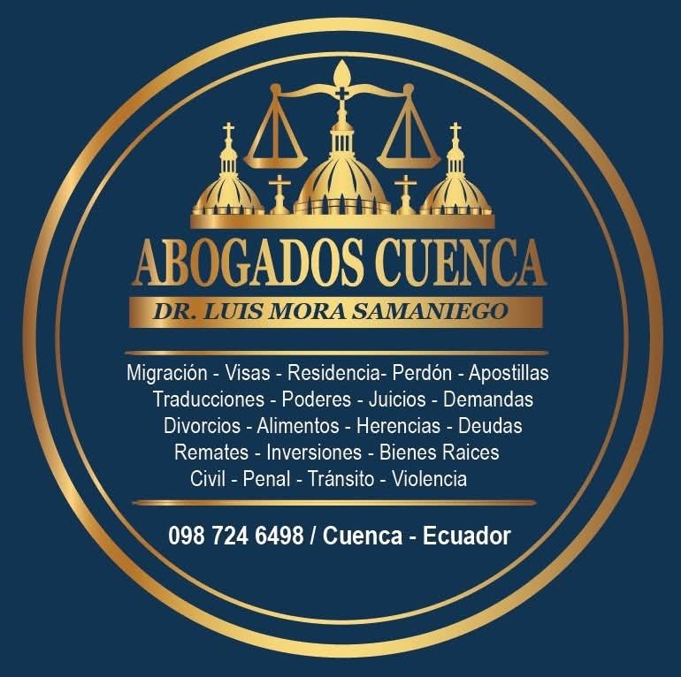 Sello Abogados Cuenca — Dr. Luis Mora Samaniego